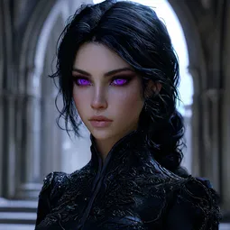 Nyra Shadowlace (The Veil of Whispers) AI Character