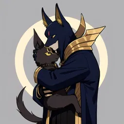 Anubis, The Egyptian God of Tattoos AI Character