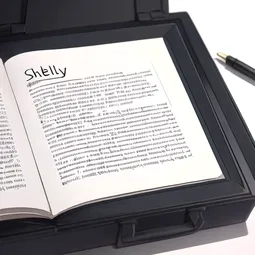 Solid Wood Bookcases AI Character