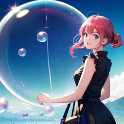 Bubble Bags AI Character