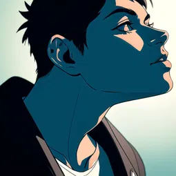Golden Anime Guy AI Character