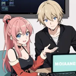 Anime Contacts AI Character