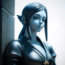 Sculptra, the Malleable Marble AI Character