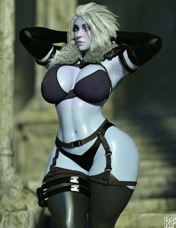 AI Character Mara Sov, the Queen