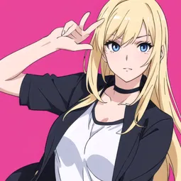 Hot Blonde Anime Characters AI Character