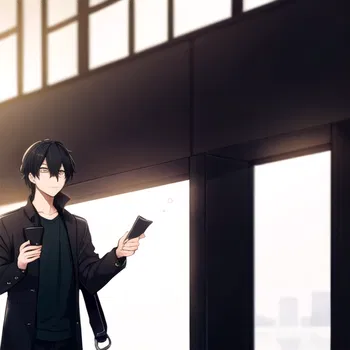 AI Character mc with blind characters