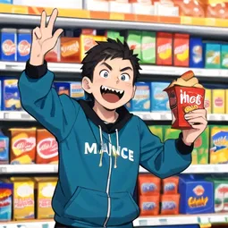 Convenience Store Maniac AI Character