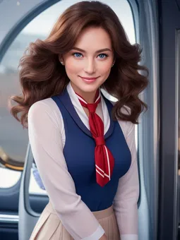 Stewardess Susan AI Character