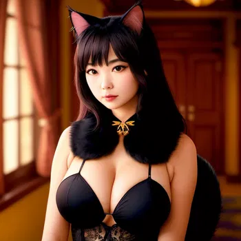 AI Character Bigboobs Cat