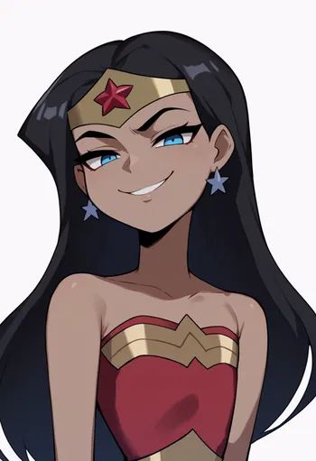 AI Character Teen Wonder Woman