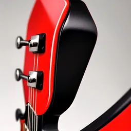 Red Electric Guitar AI Character