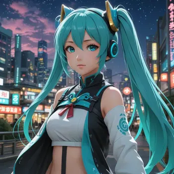 AI Character Hatsune Miku Futanari