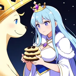 Frosted Queen Cookie AI Character