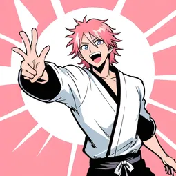 Bleach Manga Colored AI Character