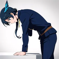 Bakuon from Rettou Manga AI Character