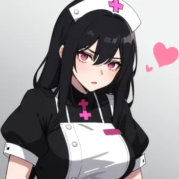 AI Character Goth Nurse