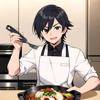 AI Character Savor the Taste Manwha