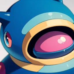Tall Porygon AI Character