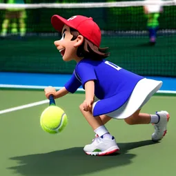Tennis Ball BFB AI Character