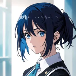 Blue Manga Free AI Character