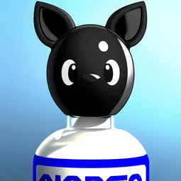 Barbasol Bottle AI Character
