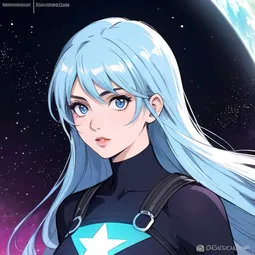 Costume Queen Cosmic AI Character