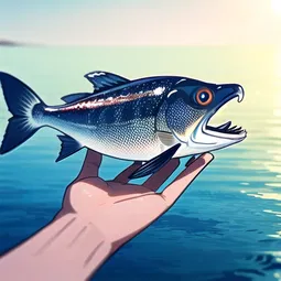 Fly Fishing Net AI Character