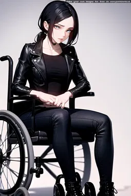 Girl in a wheelchair AI Character