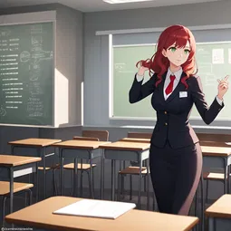 Giantess Teacher AI Character