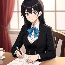 Black Saphire Cookie AI Character
