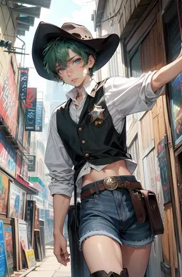 femboy cowboy AI Character