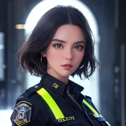  Officer Neon AI Character