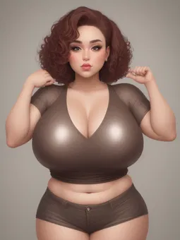 Chubby Single Mom AI Character