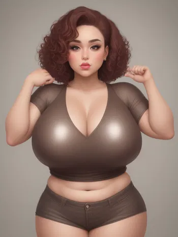 AI Character Chubby Single Mom