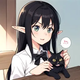 the elf girl's cat AI Character