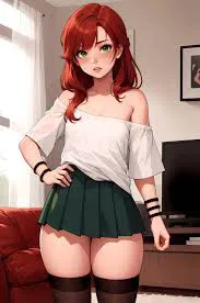 Lazy Futanari AI Character