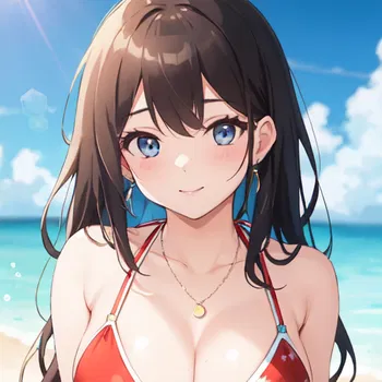 AI Character Spreading Bikini