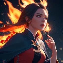 Blazette the Fire Princess AI Character