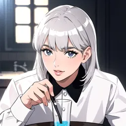Glass Top Vanity AI Character