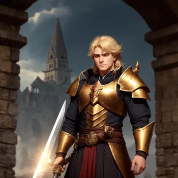 AI Character Fredrick von Goldenblade