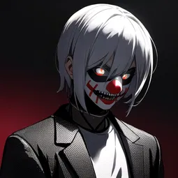 Killer Clown Costume AI Character