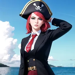 Space Pirate Sarah AI Character