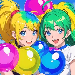 Christmas Bubble Lights AI Character