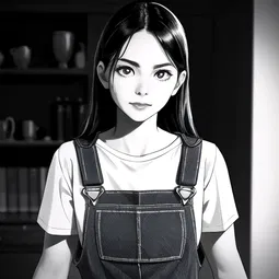 <roundhouse overalls> AI Character