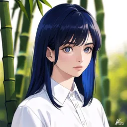 Blue Bamboo AI Character