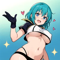 Underboob Anime AI Character
