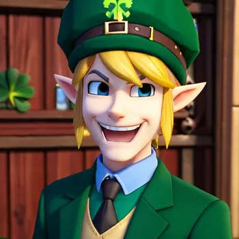 AI Character Toon Link St Patricks