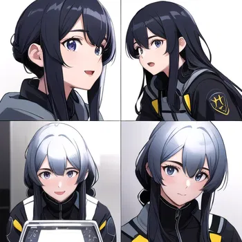 AI Character Иродуку, мир в цветах