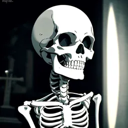 Skeleton Costume AI Character