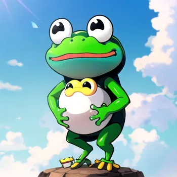 AI Character Frog Squishmallow